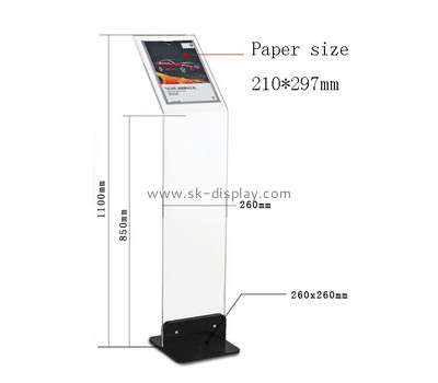 Customized acrylic standing brochure holder BD-191