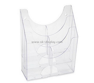 Customized clear acrylic magazine holder BD-195