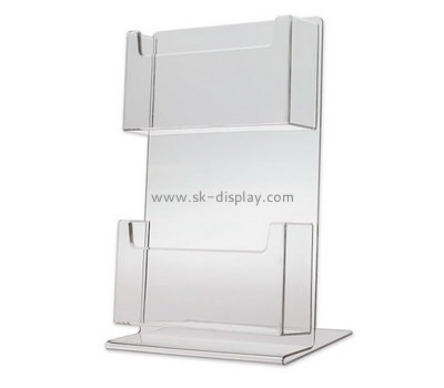 Customized clear plastic business card holder BD-204