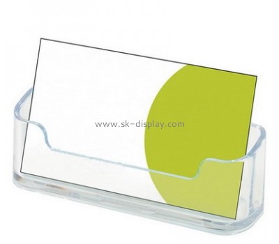 Customized clear acrylic business card desk holder BD-206