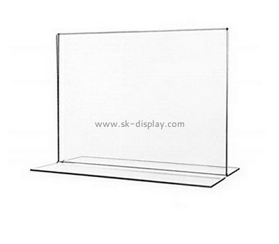 Customized clear acrylic table sign holders BD-226
