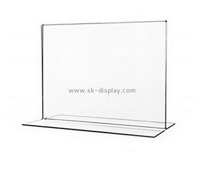 Customized clear acrylic table sign holders BD-226