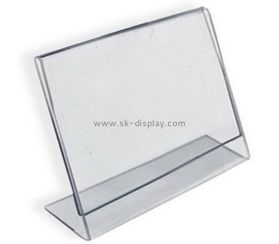 Customized slanted acrylic sign holders BD-228