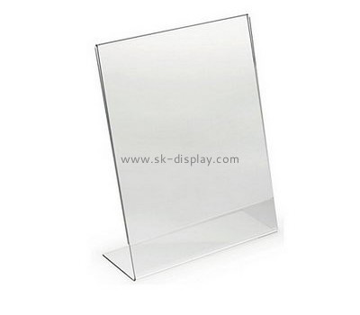 Customized clear acrylic sign holder BD-235