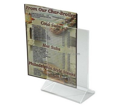 Customized clear acrylic menu stand BD-236