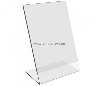 Customized clear acrylic sign stand BD-238