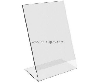 Customized clear acrylic sign stand BD-238