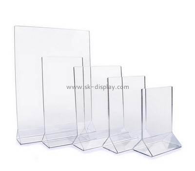 Customized clear acrylic poster holder BD-240