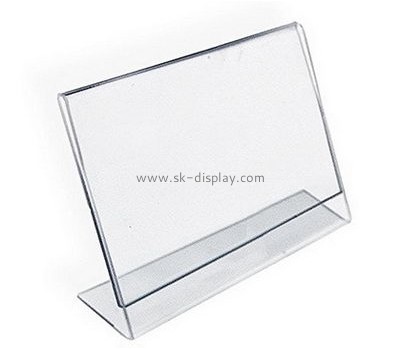 Customized clear acrylic small sign holders BD-246
