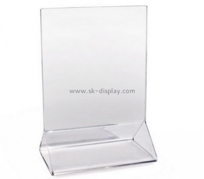 Customized clear acrylic sign holders for tables BD-251