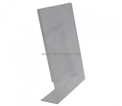 Customized clear acrylic standing sign holder BD-256