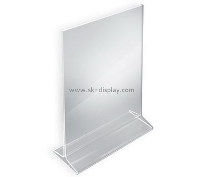 Customized acrylic clear sign holder BD-252