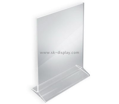 Customized acrylic clear sign holder BD-252