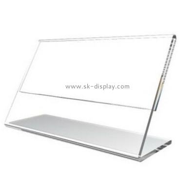 Customized clear acrylic sign holder stands BD-253