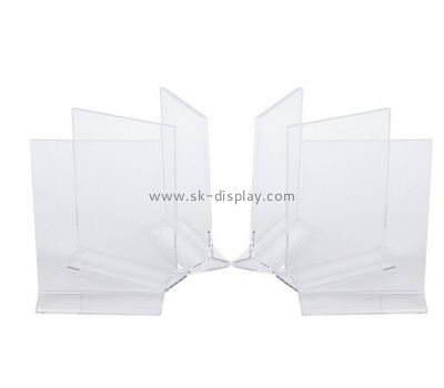 Customized clear acrylic sign holder BD-257