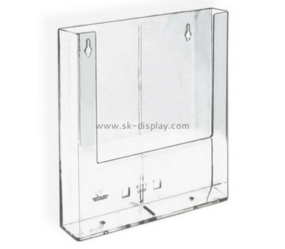 Customized clear acrylic magazine holder wall mount BD-308