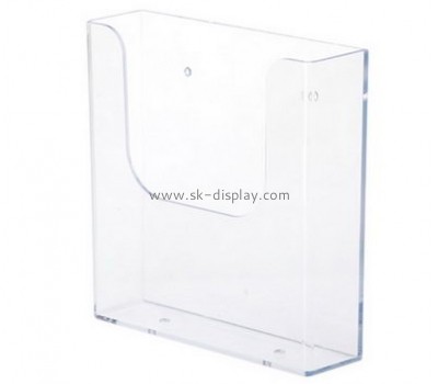 Customized clear acrylic magazine holder wall BD-314