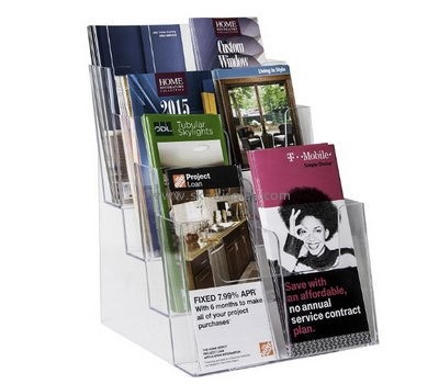 Customized clear acrylic display holders for brochures BD-346
