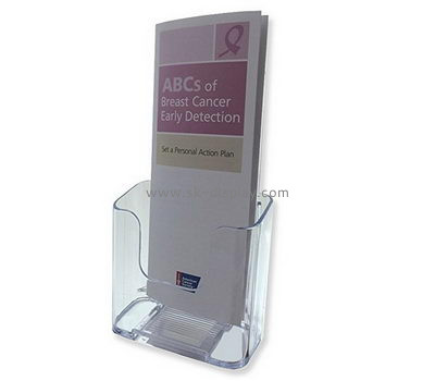 Customized clear acrylic literature holder stand BD-348