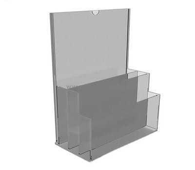 Bespoke transparent acrylic holder for brochure BD-380