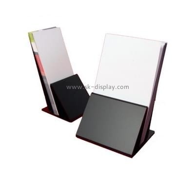 Bespoke lucite table top literature holder BD-386
