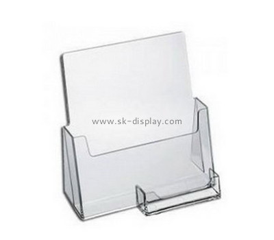 Bespoke transparent lucite leaflet display holders BD-407