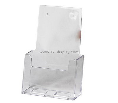 Bespoke transparent lucite wall literature holder BD-410