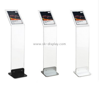 Bespoke acrylic floor standing leaflet holders BD-416