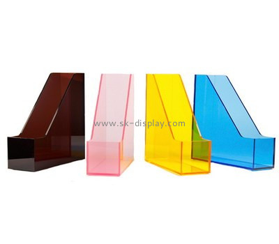 Bespoke transparent acrylic desktop file holder BD-419