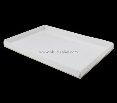 Bespoke white plastic platter trays STS-012