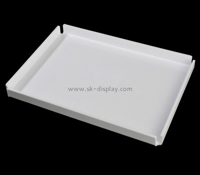 Bespoke white lucite serving tray STS-016
