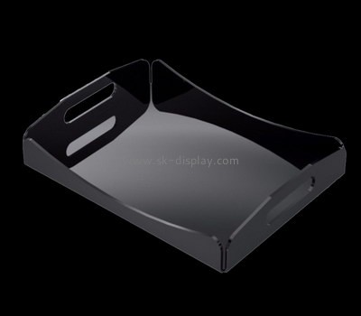 Bespoke black acrylic tray STS-017