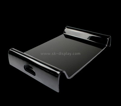 Bespoke black acrylic serving tray STS-020