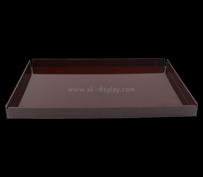 Bespoke brown large plastic tray STS-039