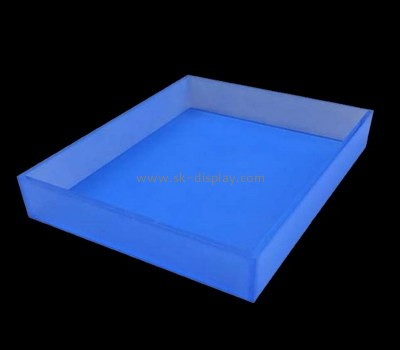 Bespoke blue acrylic buffet trays STS-043