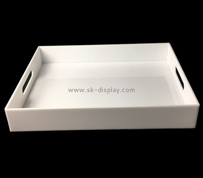 Bespoke white cheap plastic trays STS-052