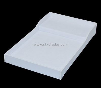 Bespoke white plastic party trays STS-055