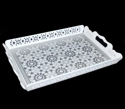 Bespoke acrylic cheap decorative trays STS-056