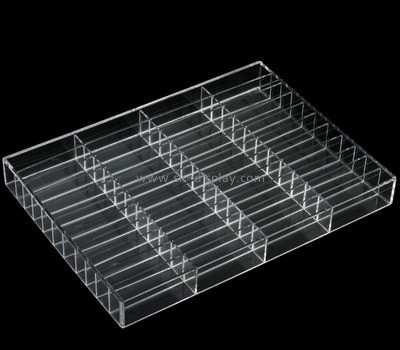 Bespoke transparent acrylic compartment trays STS-059