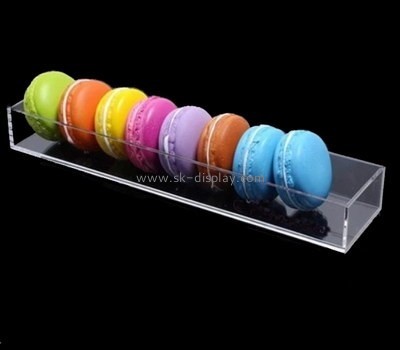 Bespoke clear acrylic food tray STS-061