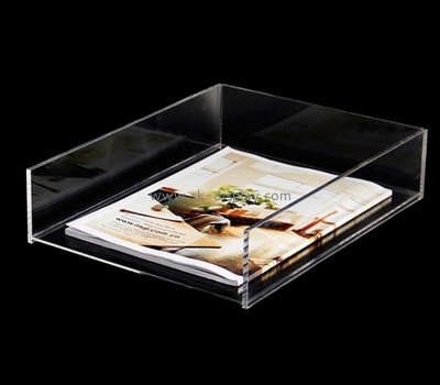 Bespoke clear lucite paper tray STS-058