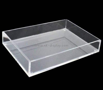 Bespoke clear acrylic tray rectangular STS-063