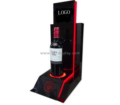 Bespoke acrylic single wine bottle holder WD-078