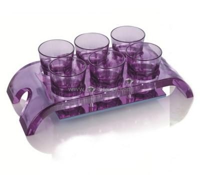Bespoke acrylic shot glass rack holder WD-092