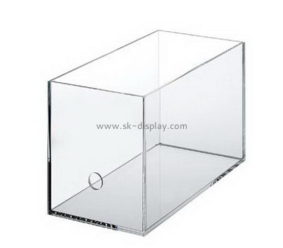 Bespoke clear acrylic 5 sided box DBS-645