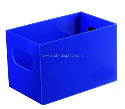Bespoke blue plastic storage boxes DBS-668