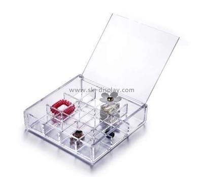 Bespoke acrylic storage boxes with lids DBS-681