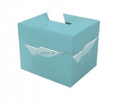 Bespoke acrylic square tissue box holder DBS-698