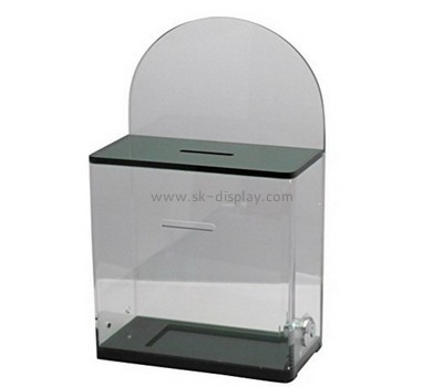 Bespoke clear acrylic ballot box DBS-710