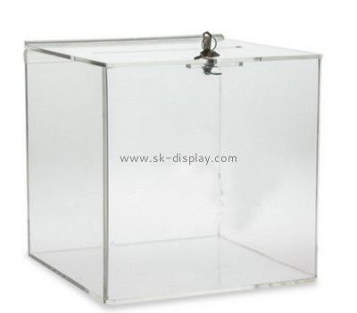 Bespoke acrylic money collection box DBS-739